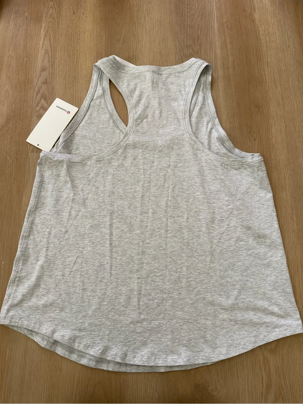 lululemon athletica Gray Racerback Tank Top
